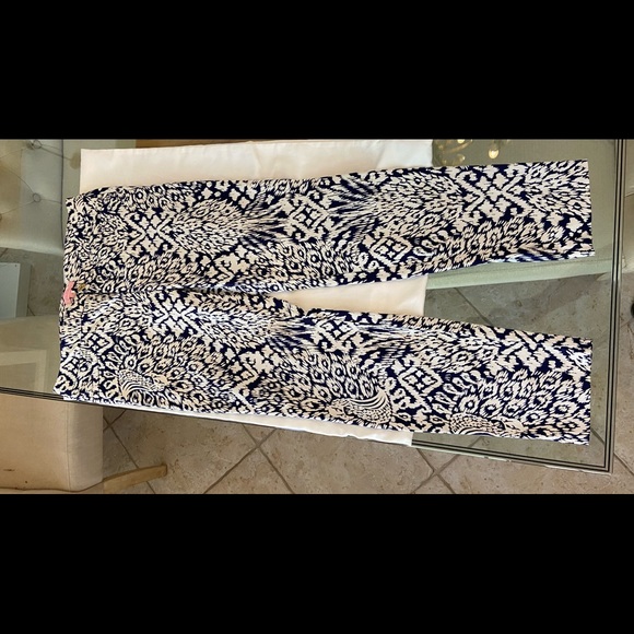 VEUC Lilly Pulitzer Kelly Skinny Ankle Pants, Sz 6 - Picture 2 of 8